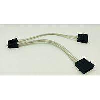 Перехідник 8pin на 2x4 pin (Molex) для живлення відеокарти PCI Express (жовденна мідь)