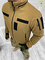Куртка тактическая весенняя водоотталкивающая Sudan Койот / Армейская демисезонная курточка (арт. 13850)