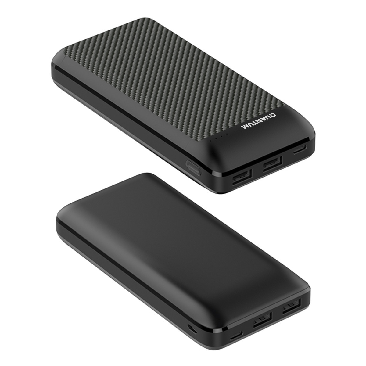 Універсальний мобільний акумулятор Power bank fast charging Quantum QM-PB1022 black 20 000 mAh 3.7V