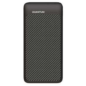Універсальний мобільний акумулятор Power Bank Quick Charge Quantum QM-PB1020 black 20 000 mAh 3.7V (2-USB), фото 1