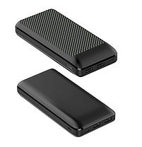 Універсальний мобільний акумулятор Power Bank Quick Charge Quantum QM-PB1020 black 20 000 mAh 3.7V (2-USB), фото 4