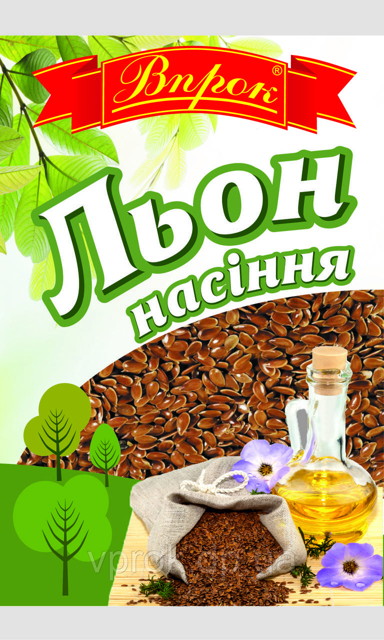Льон насіння 150 г ТМ "Впрок"