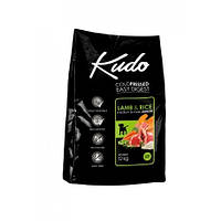 Сухой корм KUDO JUNIOR MEDI&MAXI LAMB & RICE для щенков средних и крупных пород с ягненком и рисом 12 кг