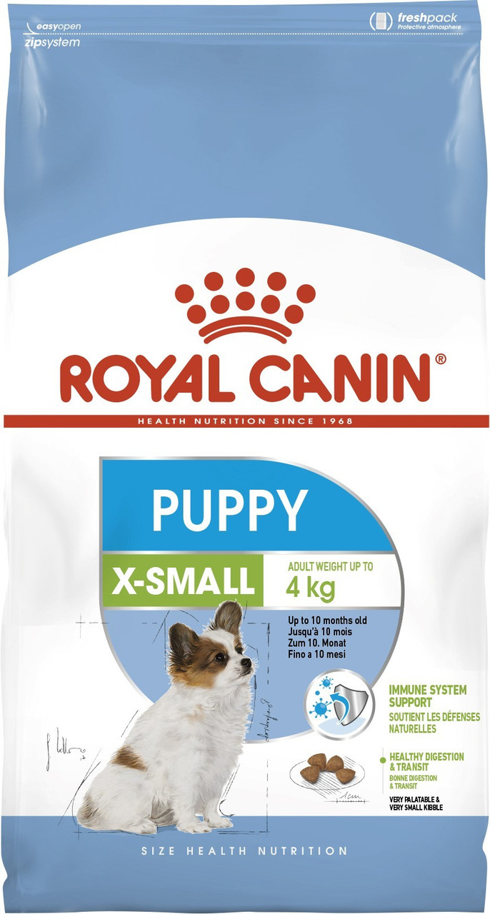 Сухий корм Royal Canin X-Small Puppy для собак дрібних порід вагою до 4 кг до 10 місяців 1.5 кг (НФ-00000309)