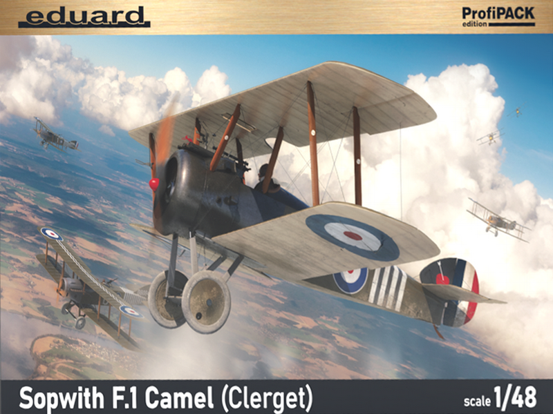 Пластикова модель 1/48 Eduard 82172 британстький винищувач першої світової Sopwith F.1 Camel (Clerget)