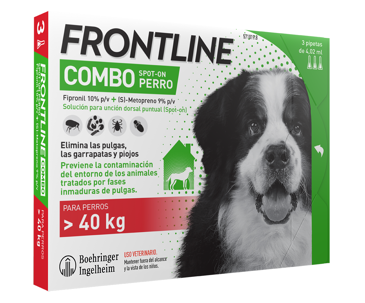 Frontline Combo (Фронтлайн Комбо) XL краплі від 40 кг до 60 кг