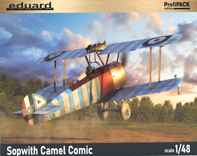 Пластикова модель 1/48 Eduard 82175 британський нічний винищувач Sopwith Camel Comic
