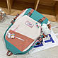 Дитячий шкільний  рюкзачек + значки, фото 5