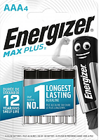 Батарейка Energizer MAX PLUS LR3 AAA 4шт на блистере