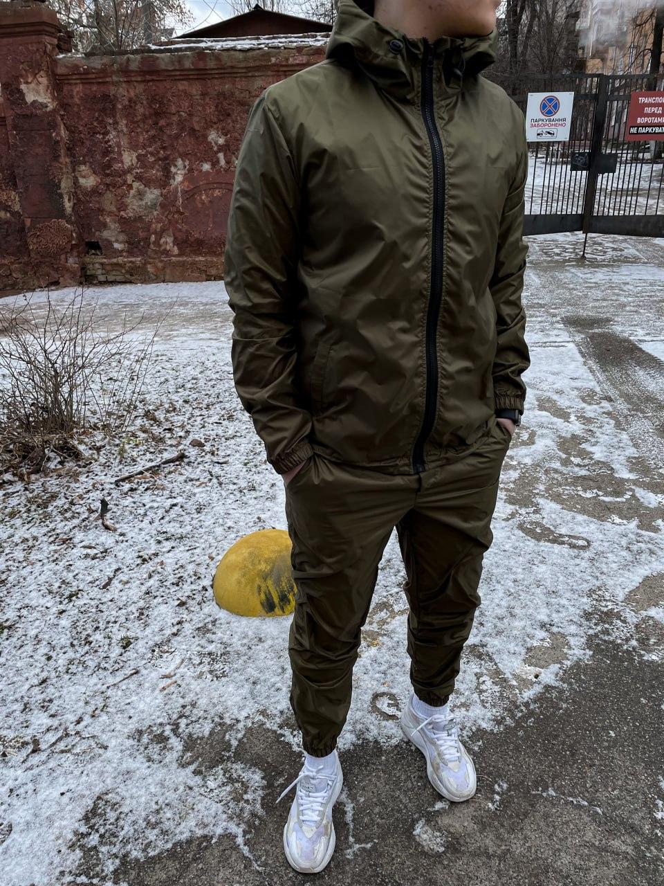 Спортивний костюм чоловічий BW 50777 | Костюм осінній з плащового матеріалу ЛЮКС якості, фото 1