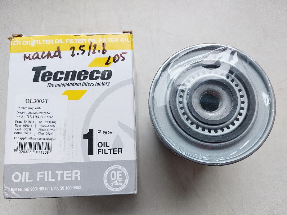 Масляний фільтр на Fiat Ducato 280, 290 (1982-1994), 2.5 D/TD, 71753740, фото 1