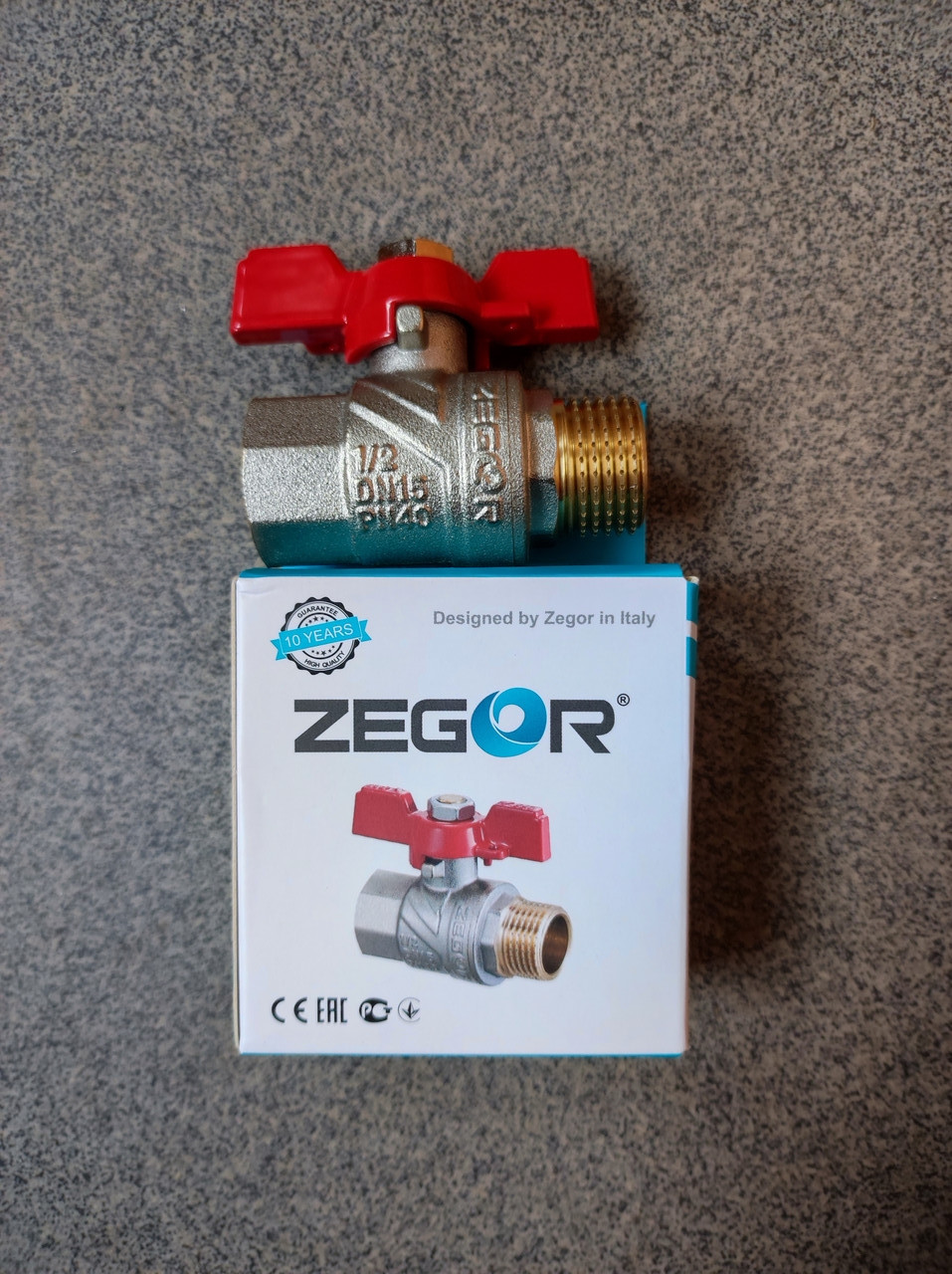 Кран-кульовий FN 11 ZEGOR 1/2 дюйма в/з
