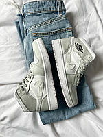 Кроссівки жіночі Nike Air Jordan 1 Retro Grey Camo. Кросси жіночі Найк Аір Джордан 1 на кожен день., фото 8