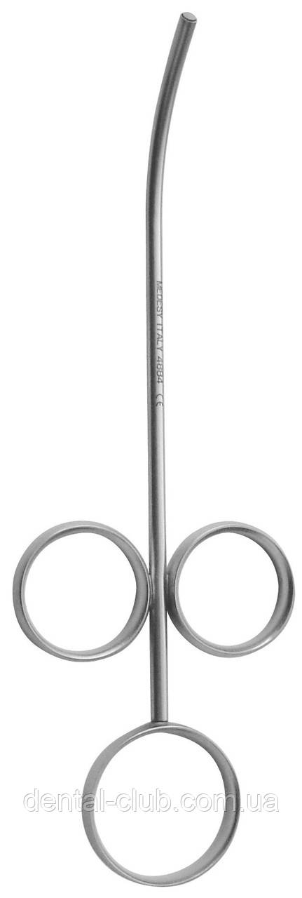 Шприц для внесення кісткового матеріалу вигнутий, діаметр 2,5 мм, Medesy 4884, фото 1