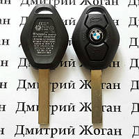 Автоключ для BMW (бмв) E46, E53 (заготовка) 3 - кнопки HU92, PCF7935 (ID44), 433 Mhz, (EWS)