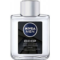 Лосьон после бритья Nivea Men Deep с антибактериальным эффектом, мужской, 100 мл