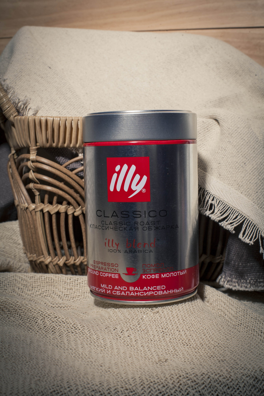 Кава мелена без кофеїну ☕️ ILLY "Decaffeinato" 250 гр. Італія, фото 1