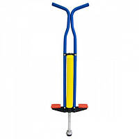 Джампер Пого стик, тренажер "Коник", палиця-стрибалка до 50 кг (45321B-E) Синій