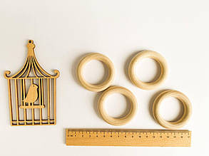 Кільце дерев'яне (кленове) 60мм