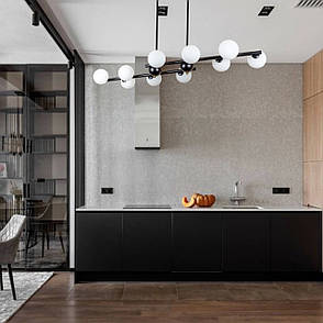 Чорна довга люстра на 10 ламп "Modern Shine" (61-V1020-10), фото 4