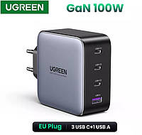 Зарядное устройство GaN X 100W Ugreen CD226 Fast Charger 4 USB PD QC3.0 QC4.0 FCP 3C1A (40747)