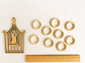 Кільце дерев'яне (кленове) 35мм