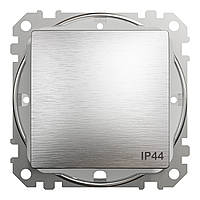Одноклавішний перемикач IP44 Матовий алюмінійSedna Design Schneider Electric SDD270106