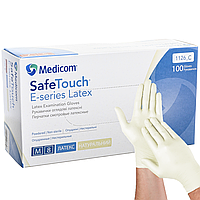 Перчатки латексные опудренные Medicom 1126-C 100 шт, молочные M