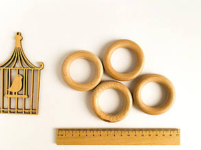 Кільце дерев'яне (букове) 60мм