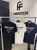 Чоловіча якісна футболка Tommy Hilfiger/ Стильна футболка Томмі Хілфігер для чоловіків