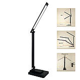 Настільна LED-лампа Ridy-10-2 10 Вт чорна, фото 2