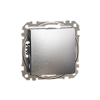 Одноклавішний вимикач, Матовий алюміній, Sedna Design&Elements,SDD170101 Schneider Electric