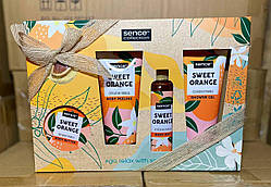 Набір косметики для жінок Sence Collection SWEET ORANGE 4pcs Body Care
