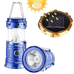 Ліхтар для кемпінгу на сонячній батареї з USB, Mh-5800T, РАНДОМ / Кемпінгова LED лампа акумуляторна