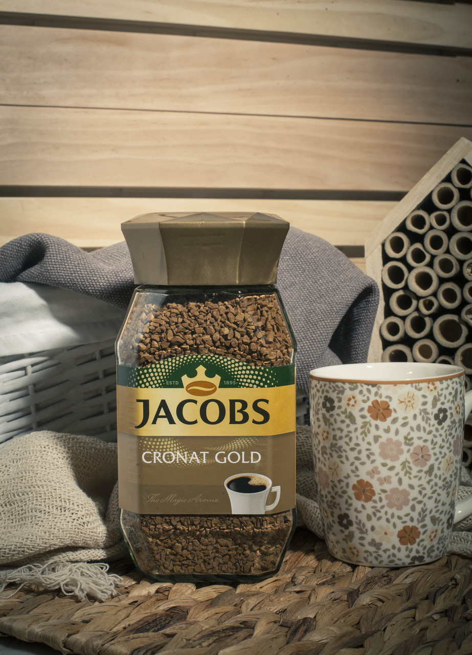 Кава ☕️ розчинна "Jacobs Cronat Gold" Якобс Кронат Голд. 200 грн ...
