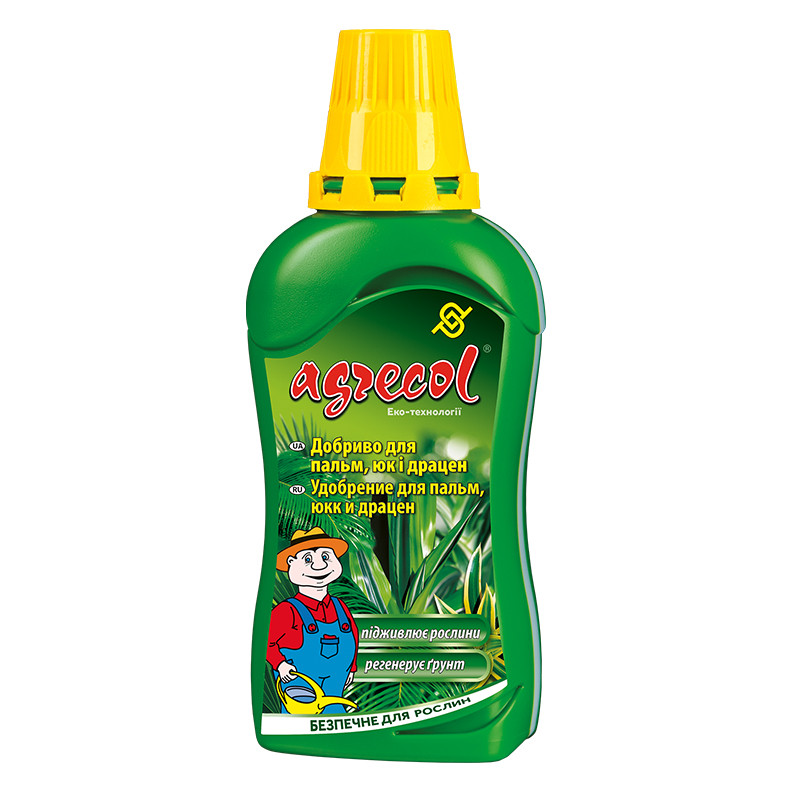 Добриво для пальм, юк та драцен 6-4-5 Agrecol 350 мл, фото 1