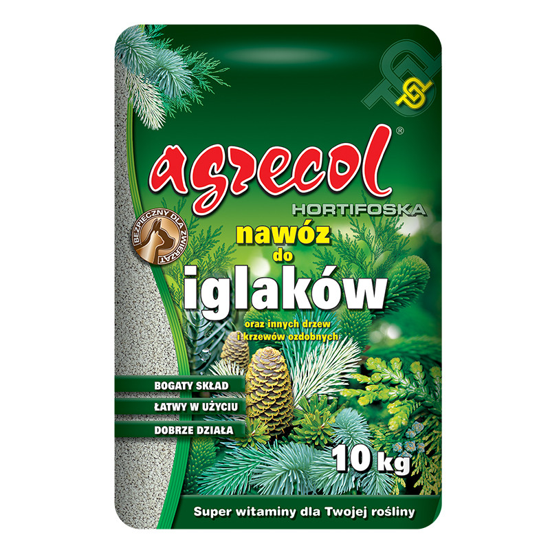 Добриво для хвойних рослин 10-6-23 Agrecol 10 кг