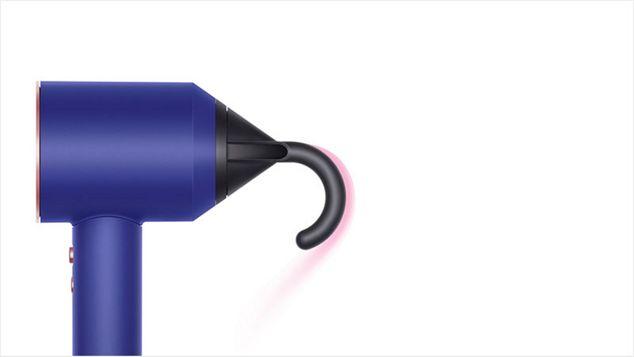 Фен Dyson HD07 Blue с гладкой насадкой
