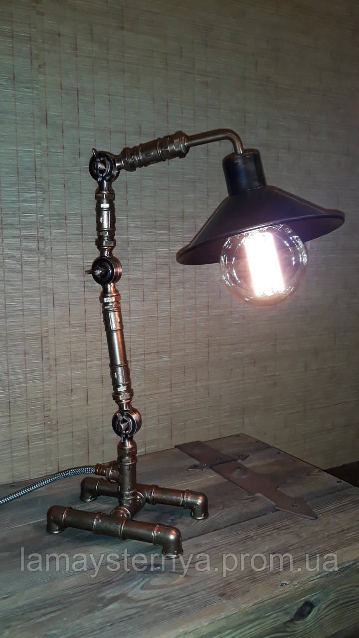 Светильник из труб "Ретро Лампа" - фото 7 - id-p1777327910