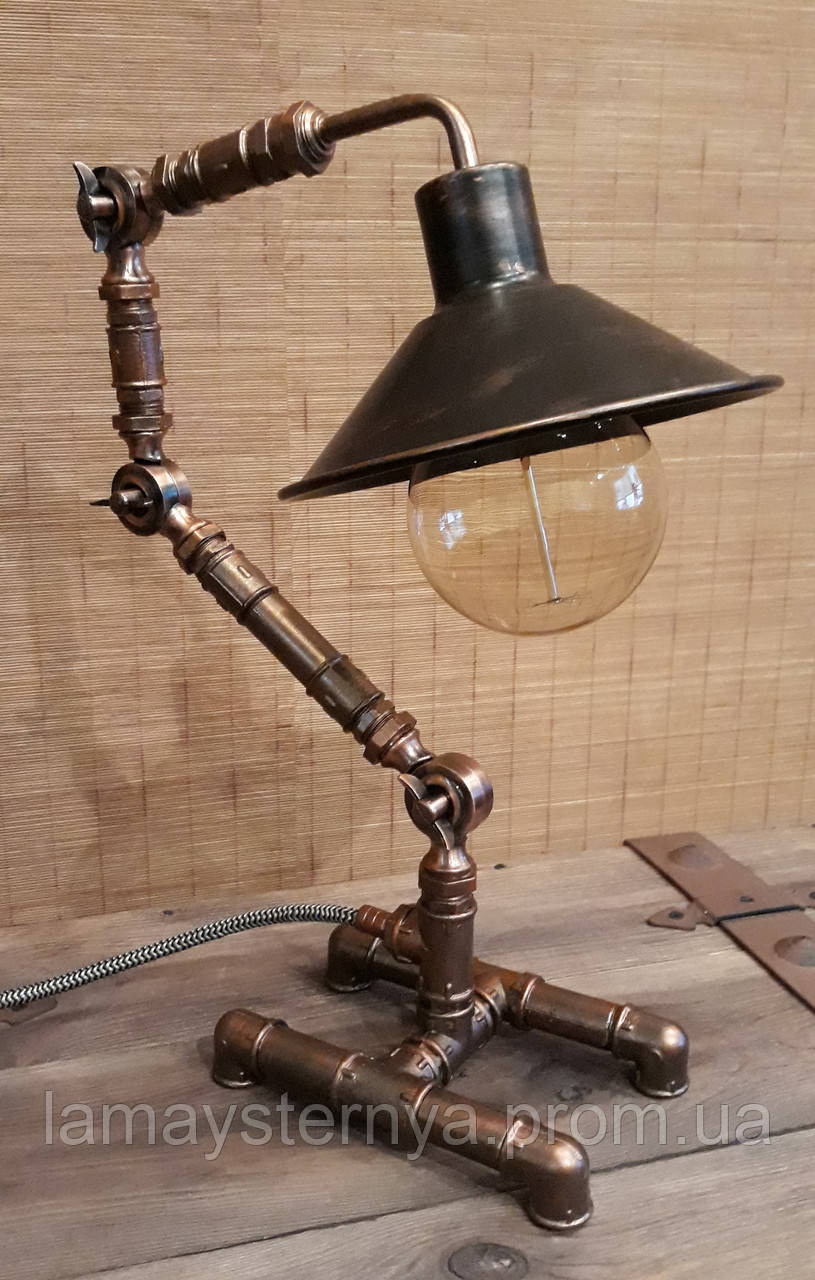 Светильник из труб "Ретро Лампа" - фото 2 - id-p1777327910