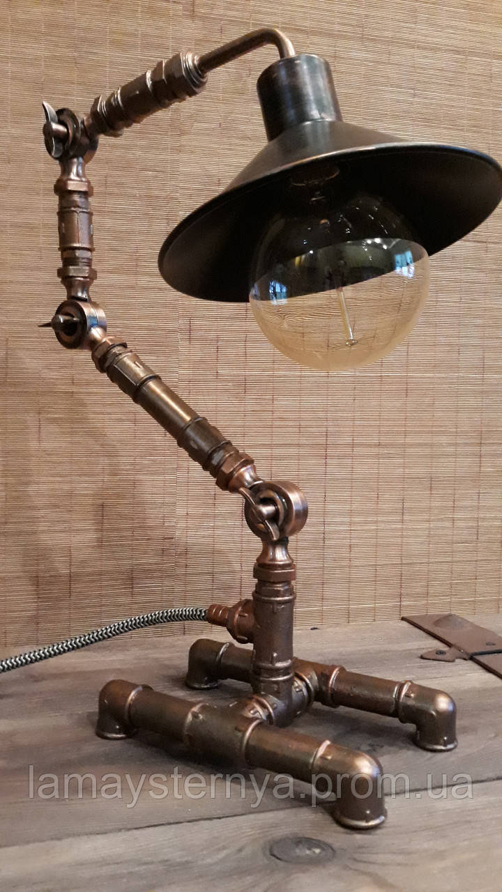Светильник из труб "Ретро Лампа" - фото 10 - id-p1777327910
