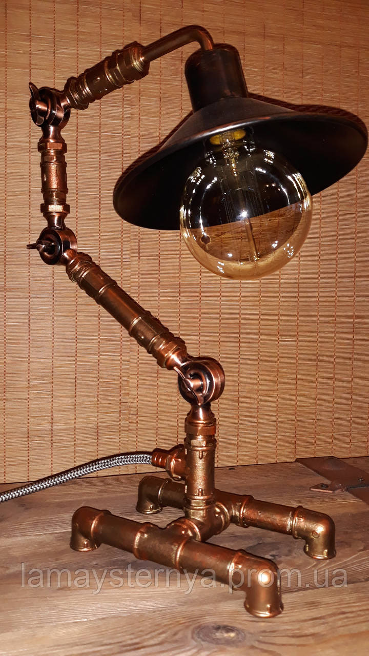 Светильник из труб "Ретро Лампа" - фото 3 - id-p1777327910