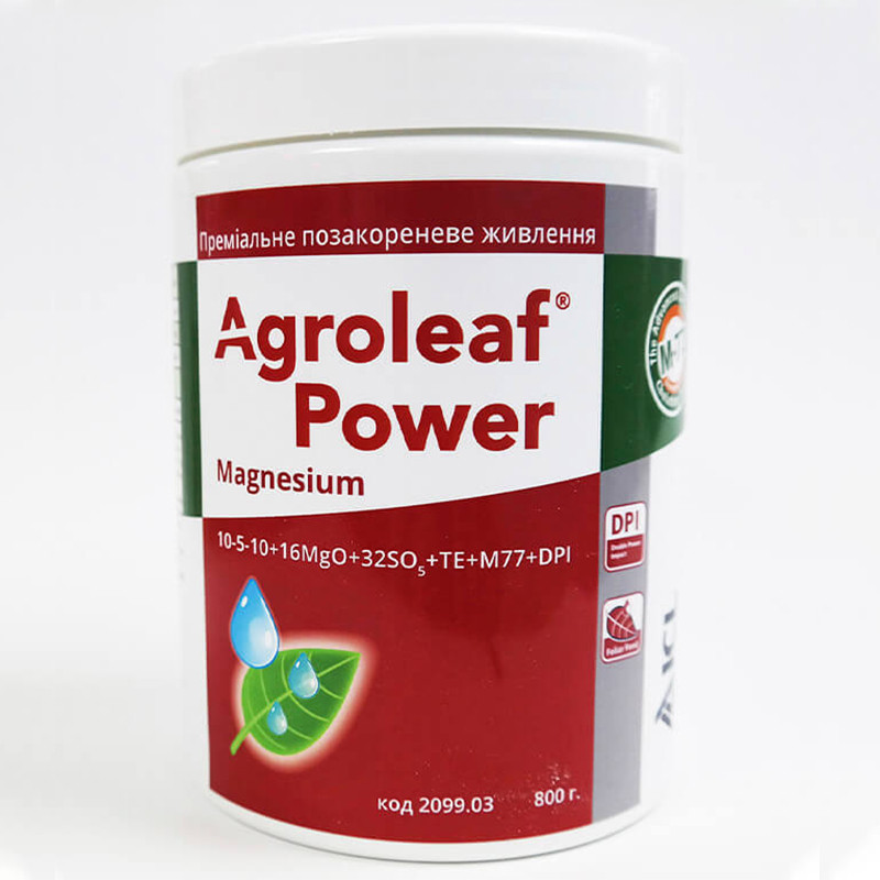 Добриво Agroleaf Power Magnesium 10-5-1016MgO32SO3Te 800 гр
