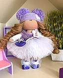 Авторська текстильна лялька по вашему фото для дівчаток ручної роботи інтер'єрна Тільда по фотографії, фото 4