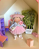 Авторська текстильна лялька по вашему фото для дівчаток ручної роботи інтер'єрна Тільда по фотографії, фото 10
