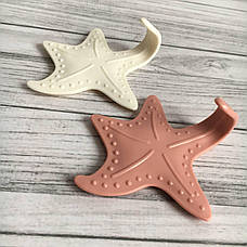 Гачок пластиковий зірочка рожевий, фото 3