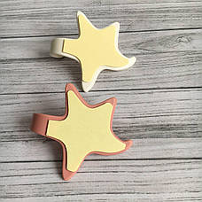 Гачок пластиковий зірочка рожевий, фото 4