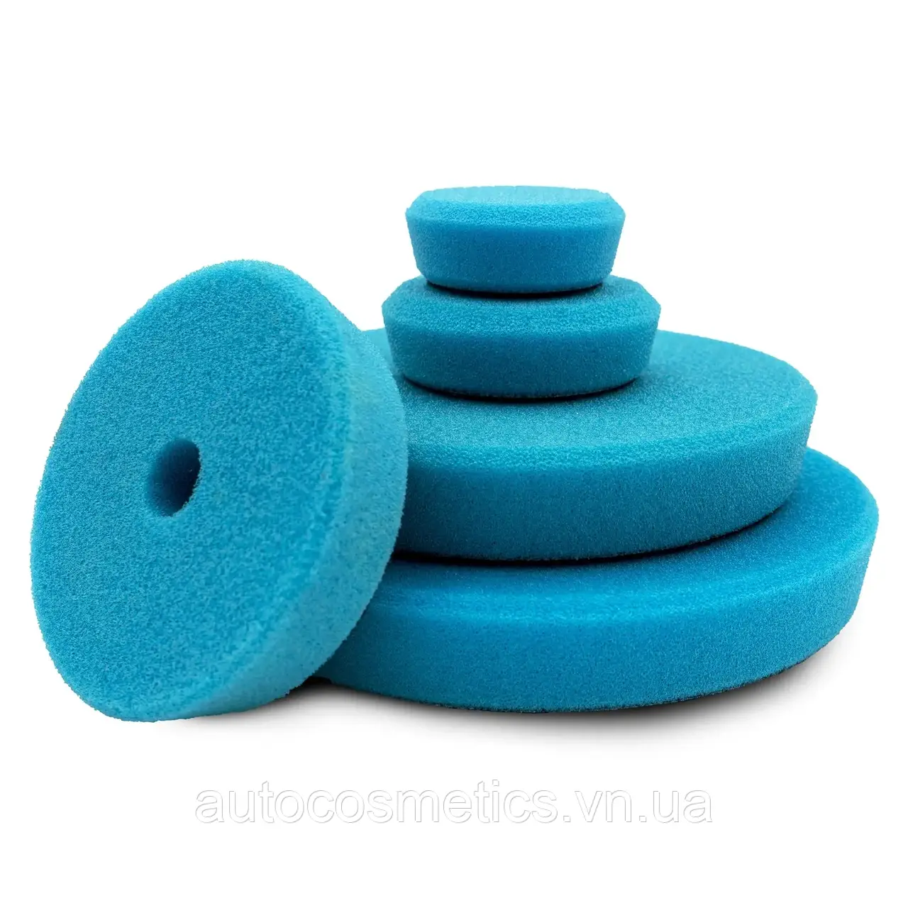 Полірувальний пад ZviZZer TRAPEZ 35/20/55 mm, синій екстражорсткий