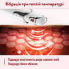 Масажер для шкіри навколо очей ультразвуковий проти мішків під очима GeoYee MY01 білий, фото 2