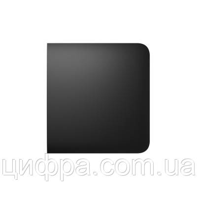 Бічна кнопка для одноклавішного чи прохідного вимикача Ajax SideButton (1-gang / 2-way) black, фото 1